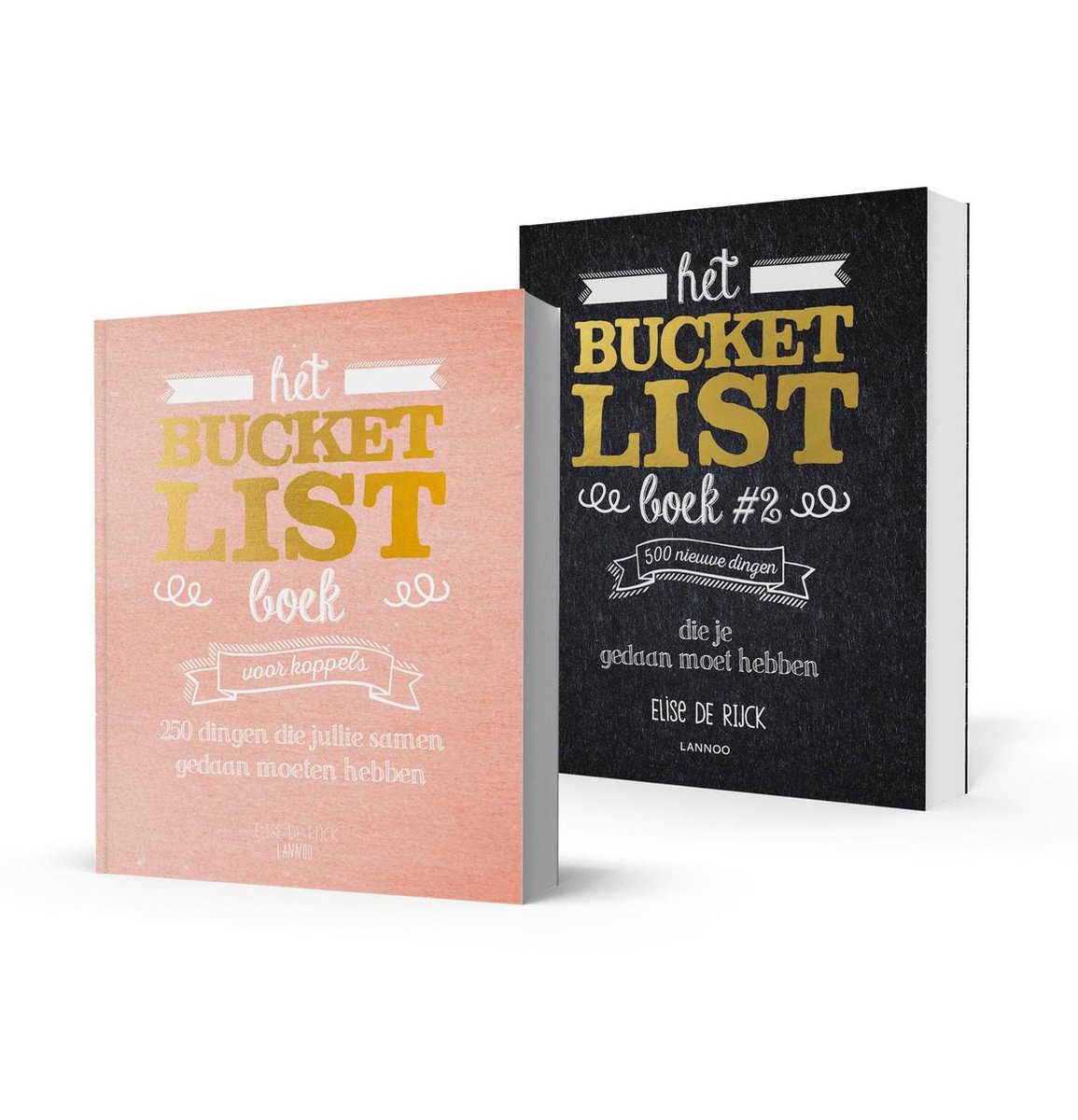 Pakket Bucketlist voor koppels + Bucketlist boek 2 - Dirk De Wachter