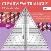 Clearview Triangle 60 Acrylic Ruler - 10