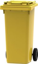 Mini Container - 120 liter Geel - Kliko Afval Container 120liter - Afvalbak 120l
