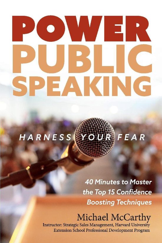Power Public Speaking Harness Your Fear - cover