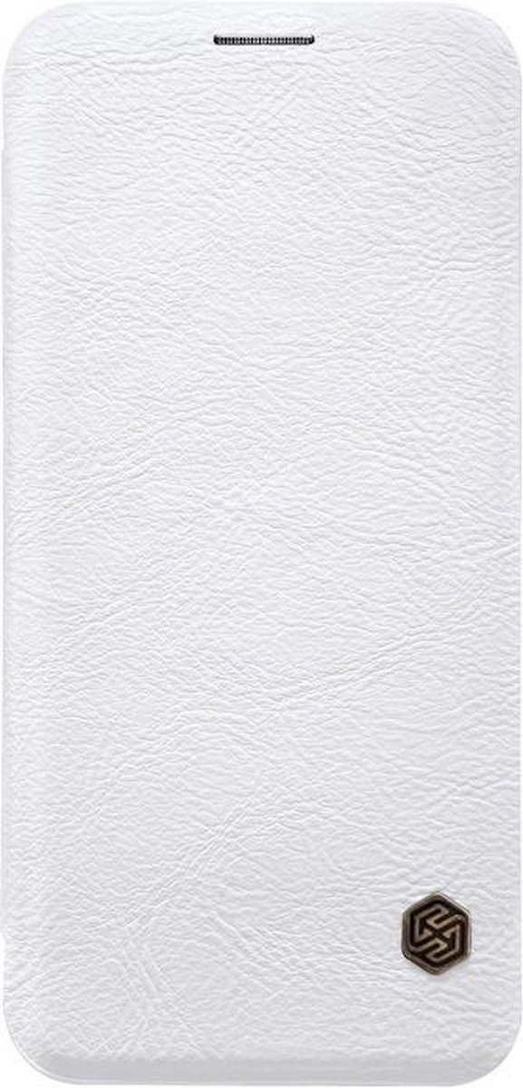 Nillkin Qin Slim Leather Book Case voor Samsung Galaxy S8 - Wit