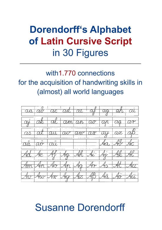 Dorendorff 's Alphabet of Latin Cursive Script in Figures - cover