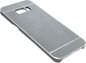 Aluminium hoesje zilver Geschikt voor Samsung Galaxy S8 Plus