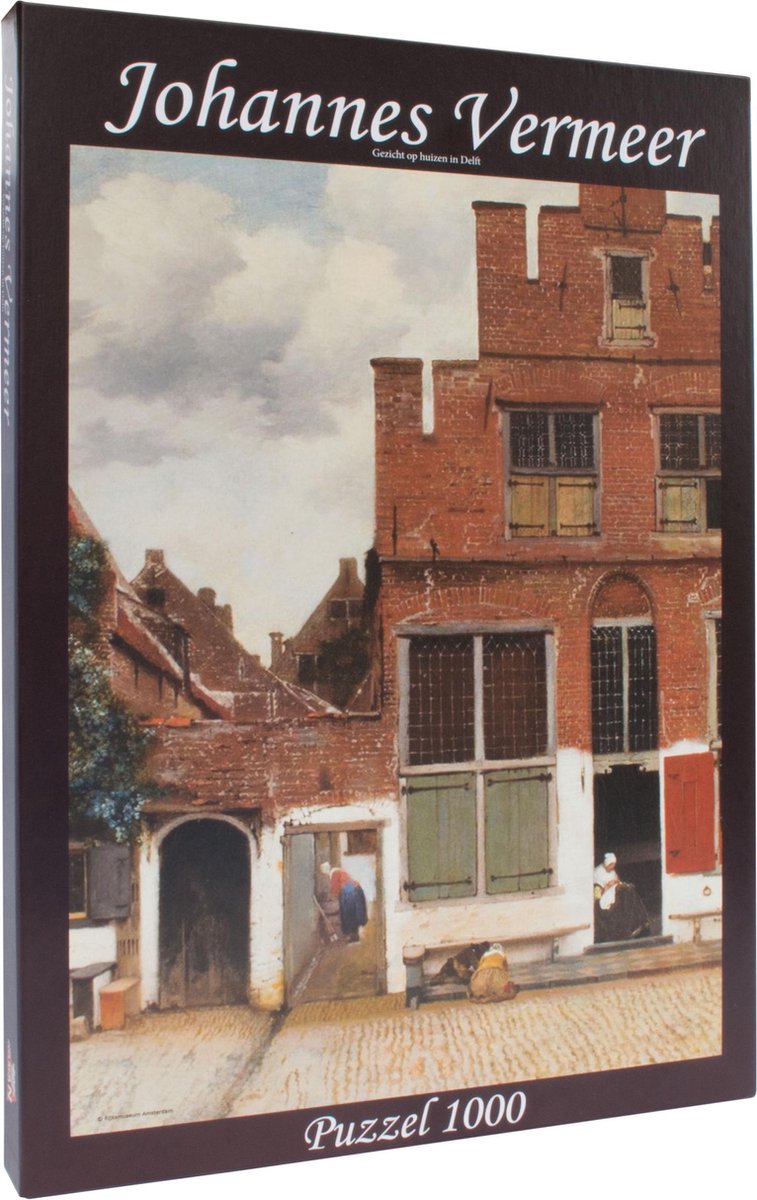 Johannes Vermeer - Straatje van Vermeer puzzel 1000 stukjes | bol.com