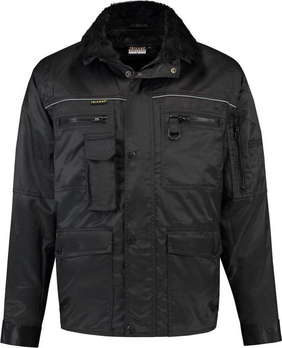 Tricorp Pilotjack industrie - 402005 - Workwear - zwart - Maat XS