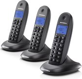 Motorola C1003 - Téléphone DECT Trio - Zwart