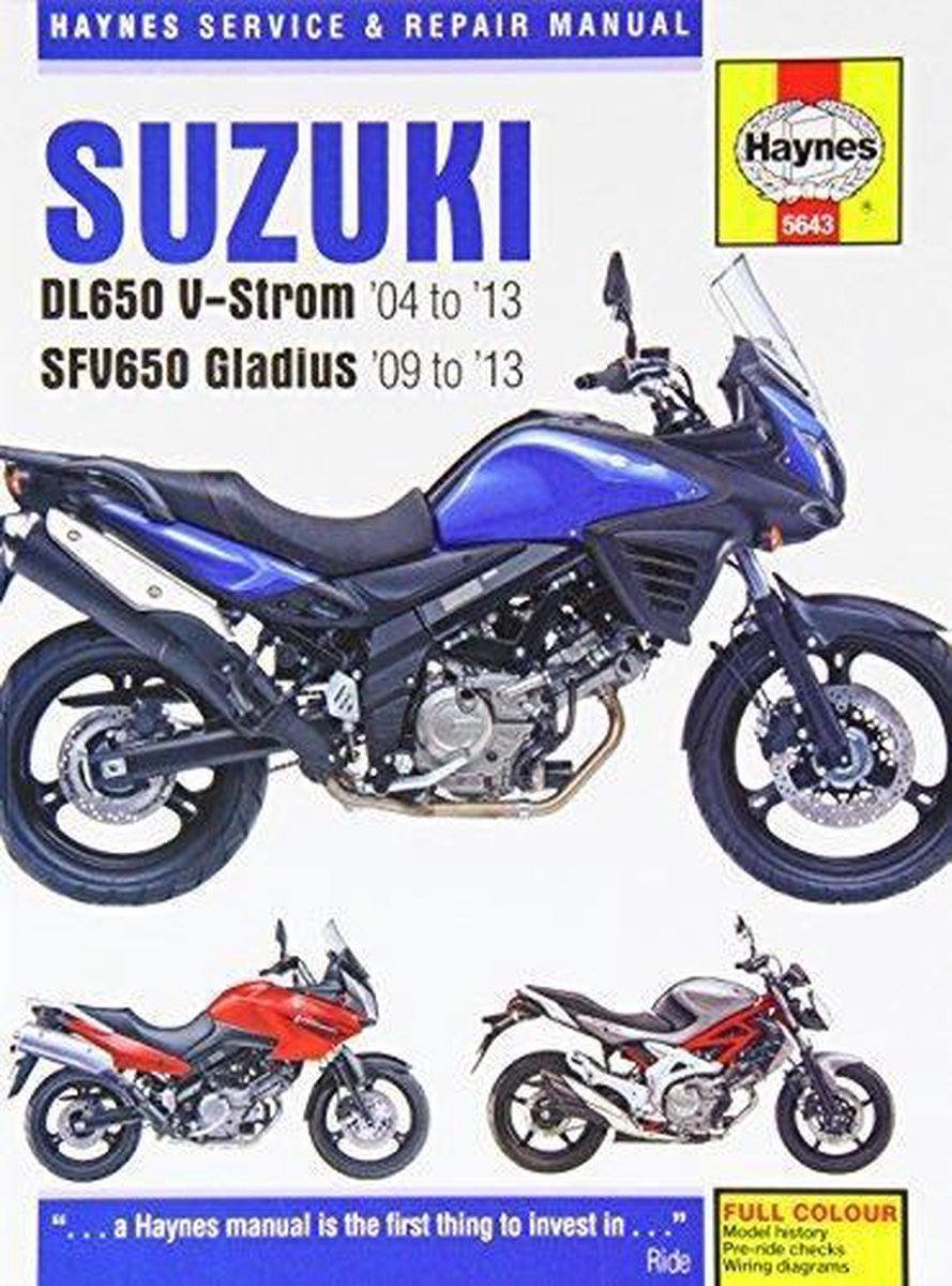 bol.com | Suzuki DL650 V-Strom & SFV650 Gladius Service and Repair