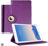 iPad Air 2 Hoes Cover Multi-stand Case 360 graden draaibare Beschermhoes - Paars