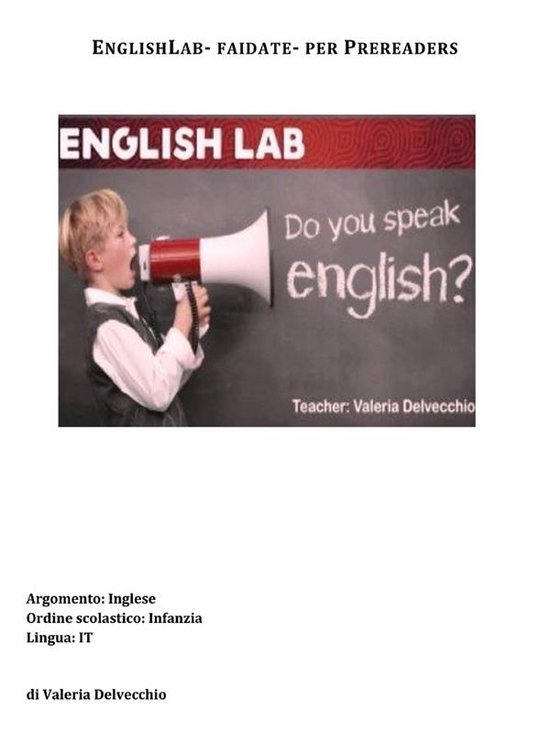 Englishlab-fai da te- per Prereaders - cover