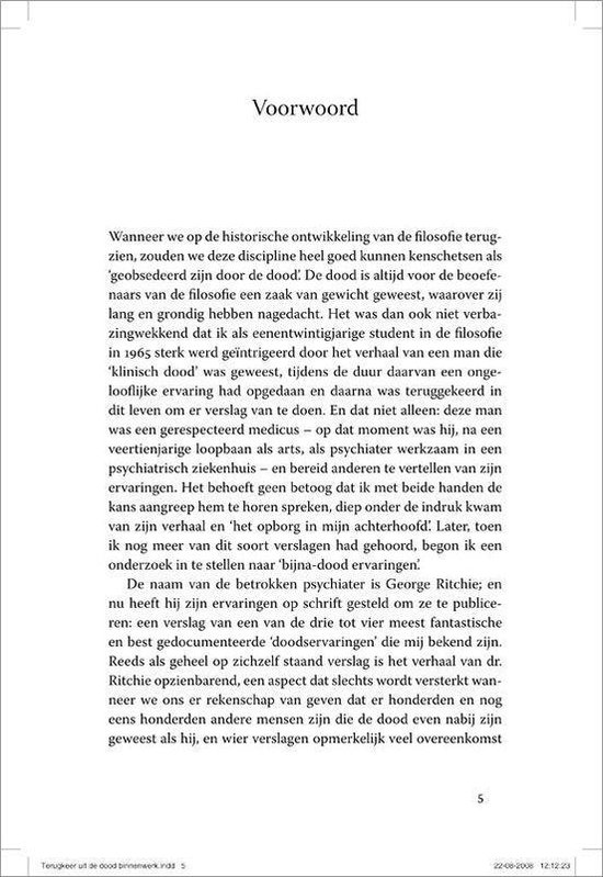 Terugkeer uit de dood