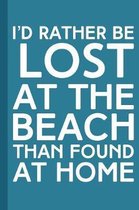 I'd Rather Be Lost at the Beach Than Found at Home