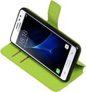 Groen Samsung Galaxy J3 Pro TPU wallet case booktype hoesje HM Book