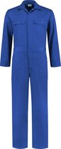 EM Workwear kinderoverall 100% katoen Korenblauw met rits maat 116