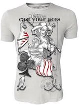 Hotspot Design Spinner-Cast Your Aces T-Shirt | Light Grey | Maat XXL