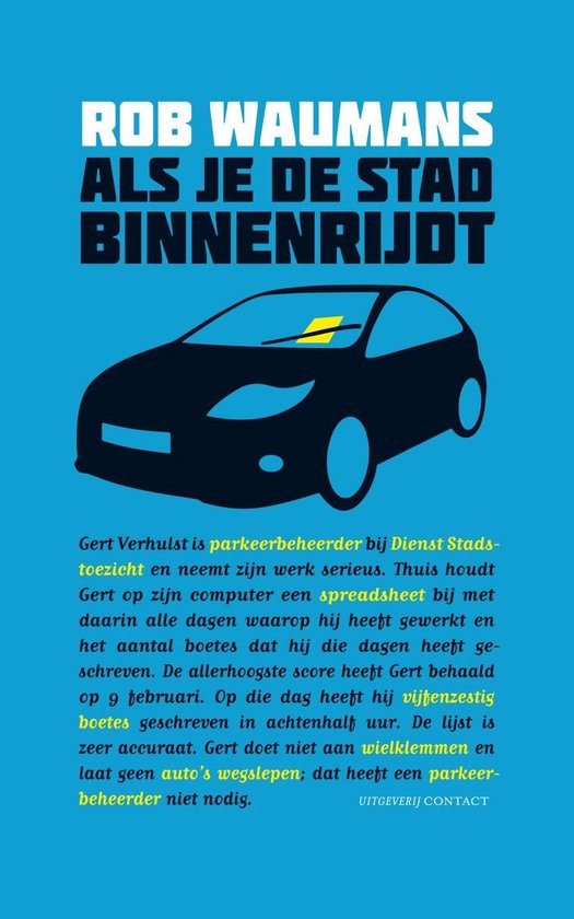 Als je de stad binnenrijdt - cover