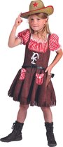 CowGirl Kosttum | Denise | Meisje | Maat 104 | Carnaval kostuum | Verkleedkleding