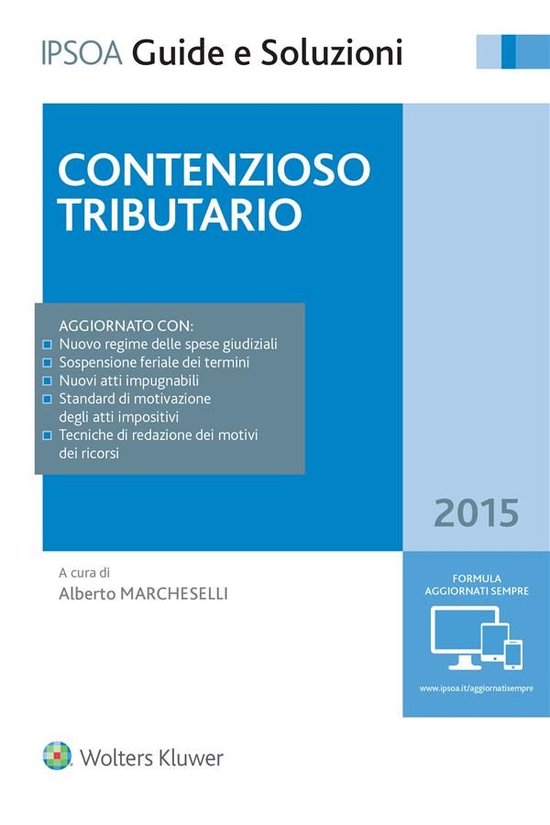 Contenzioso tributario 2015 - cover