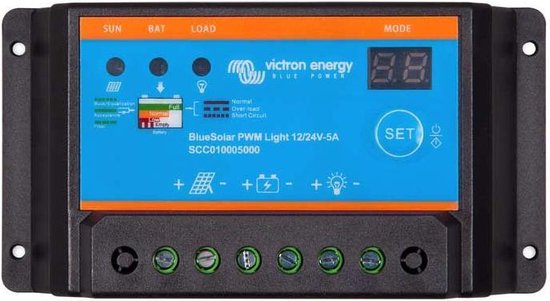 Victron BlueSolar PWM-Light 12/24V-10A van Victron — afbeelding 5