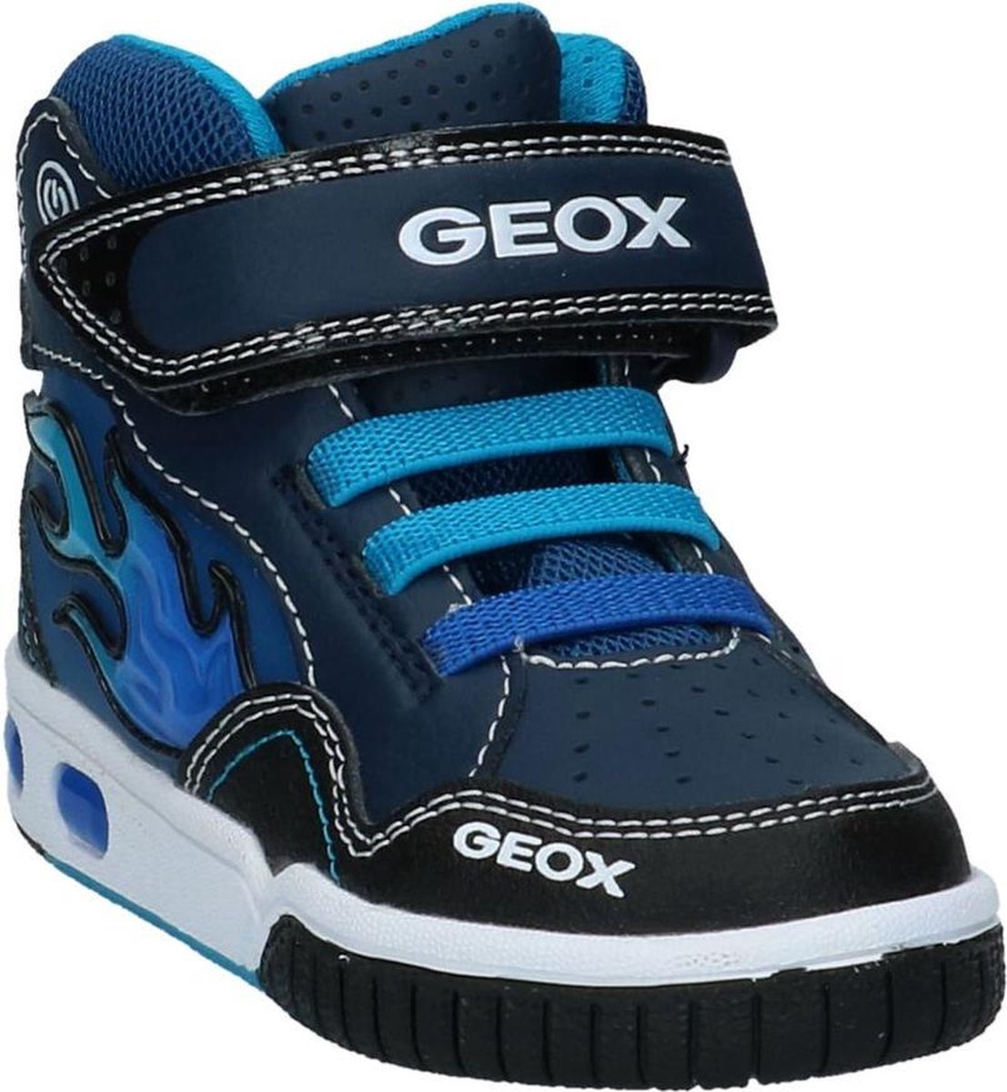 Geox Jongens Sneakers J8447c - Blauw - Maat 35 | bol.com