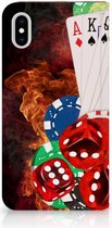 Geschikt voor iPhone Xs Max Uniek Standcase Hoesje Casino