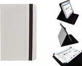 Hoes voor de Aoc Breeze Tablet G8 Dc Mw0831, Multi-stand Cover, Ideale Tablet Case, Wit, merk i12Cover