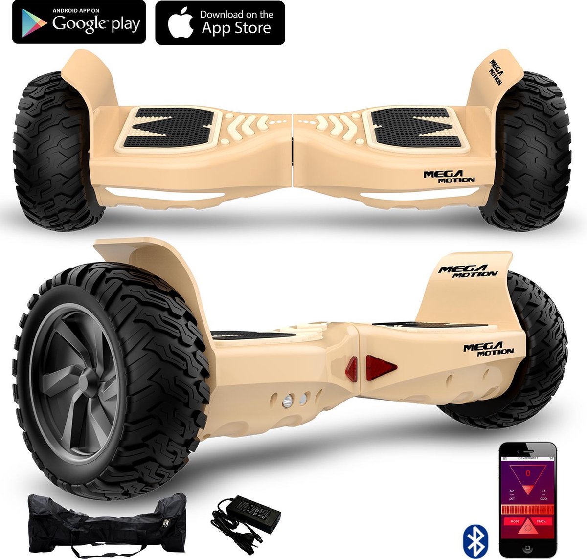 Mega Motion Hoverboard Hummer 8.5 inch SUV Hoverboard met APP Functie