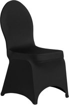 Cover Up Stoelhoes Stretch - Model Stackchair - Zwart