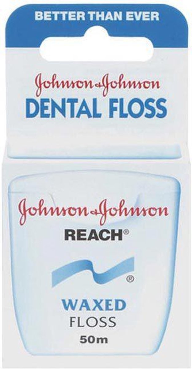 Johnson & Johnson Reach Dental Waxed Floss 50 m Flosdraad