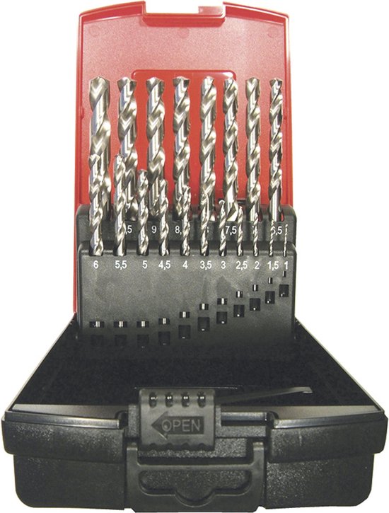 Coffret de 25 forets HSS de 1 a 13 mm Van ommen Coffret de 25 forets HSS de 1 a 13 mm Van ommen