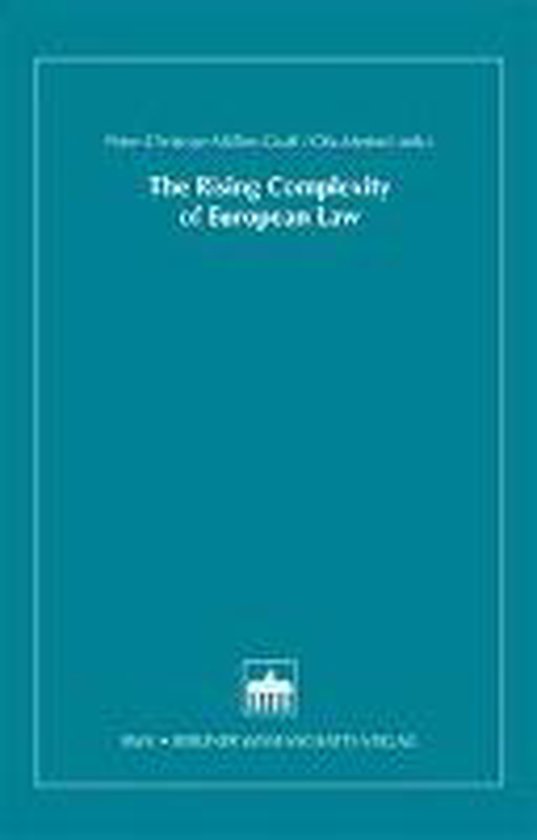 The Rising Complexity of European Law - cover