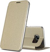 KLD L Series Lederen Stand Hoesje Samsung Galaxy S7 Edge Goud