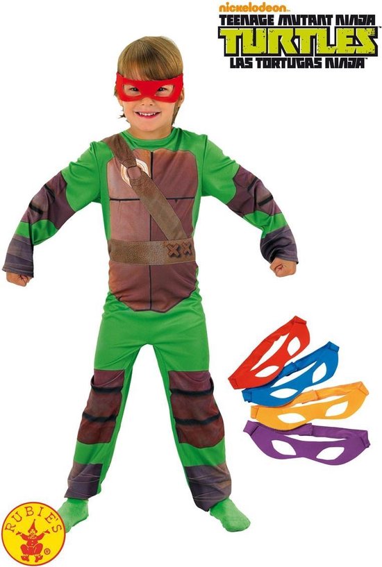 "Ninja Turtle™ pak voor jongens - Kinderkostuums - 122/128"