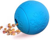 Premium Blauwe Rubberen Honden Snackbal – Ø 8cm  | Speel en Voerbal | Voederbal | Bal | Dog Snack Rubber Ball | Speelbal voor Honden - Blauw