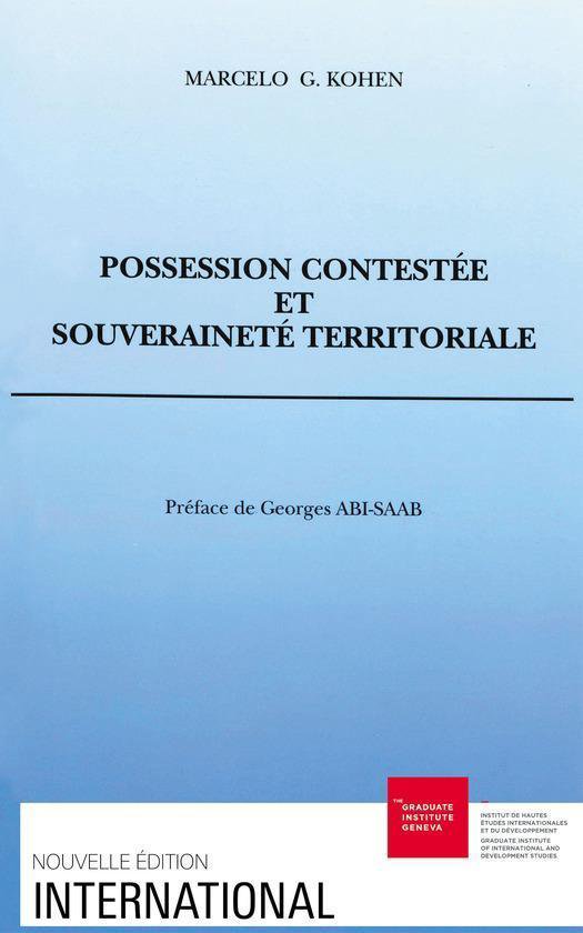International - Possession contestée et souveraineté terri ... - cover