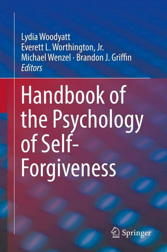 Handbook of the Psychology of Self-Forgiveness - cover