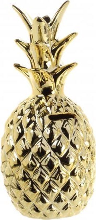 Verbazingwekkend bol.com | Gouden Ananas spaarpot 15 cm PK-72