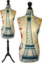 We love Paris paspop met zwarte sparkling driepoot  44/46