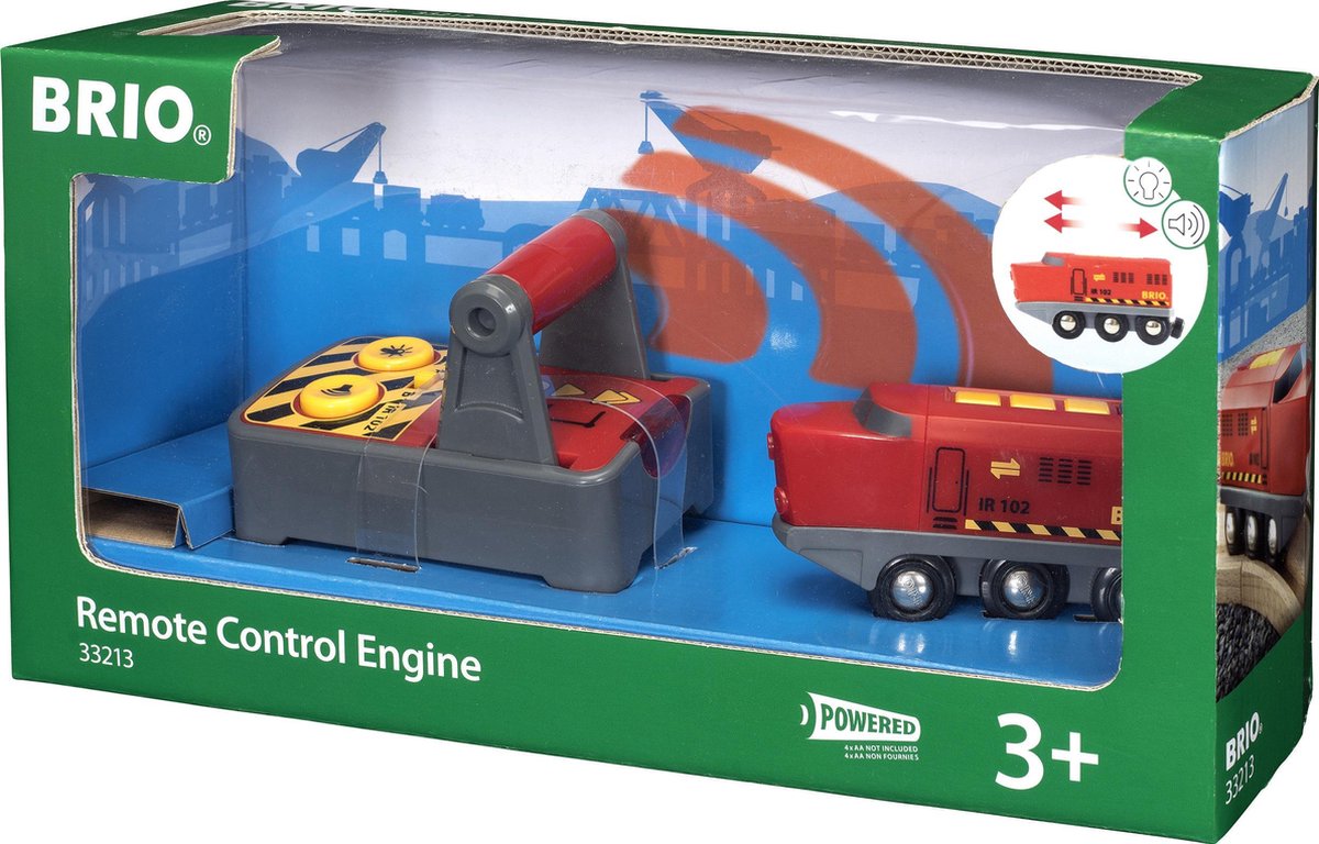 BRIO Oplaadbare locomotief met mini USB- kabel - 33599 - Treinbaanonderdeel : BRIO