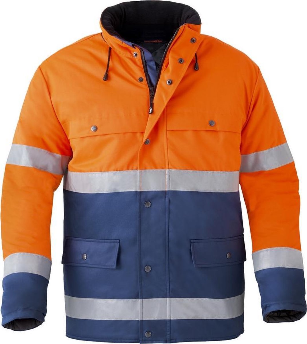 Havep Parka HV ISO20471-2 4133 - Marine/Fluo Oranje - M