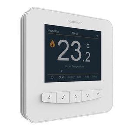 Heatmiser WiFi thermostaat SmartStat Gletsjerwit | bol.com