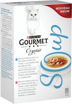Gourmet Crystal Soup Pouch Multipack - Kattenvoer - Tonijn 4x40 g