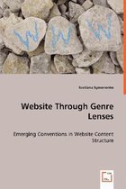 Website Through Genre Lenses - Emerging Conventions in Website Content Structure