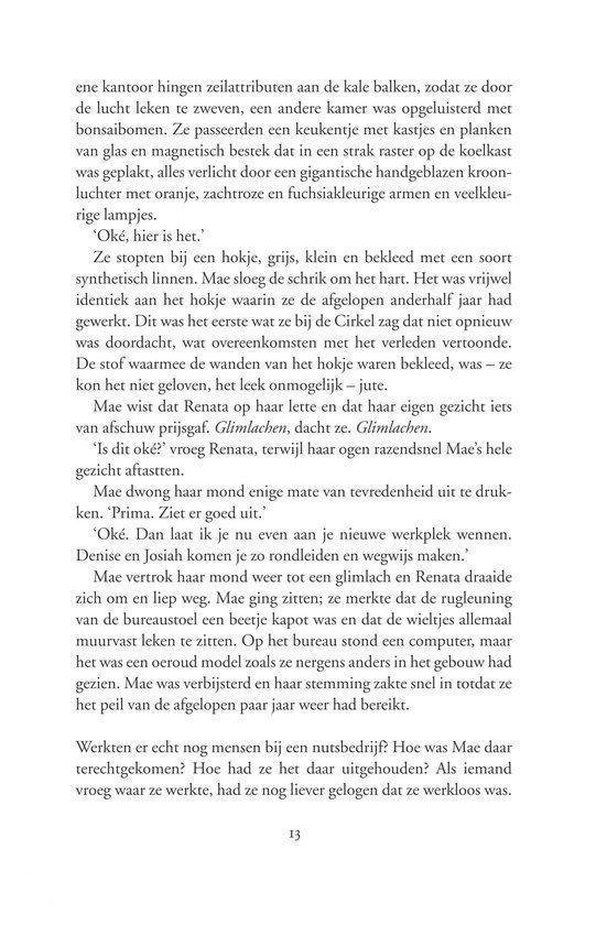 Een illustratie van een boek, de kaft toont een abstracte cirkel met rode en blauwe lijnen.