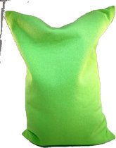 Ecologisch Kersenpitkussen 30 x 20 cm (Groen), voor soepele spieren en ontspanning - Groen - wasbaar hoesje