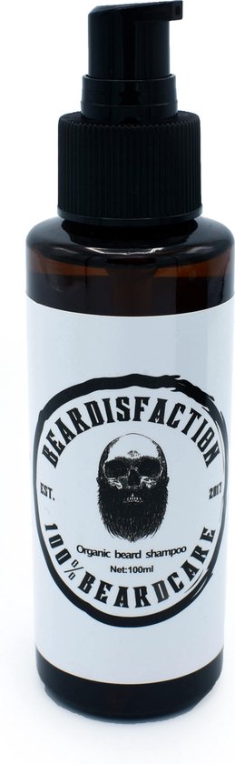 Beardisfaction - Baardverzorging - Baardshampoo  - 100ml Eucalyptus geur - 100% Organisch