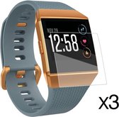 3x Screenprotector Geschikt Voor Fitbit Ionic - Screen Protective Set