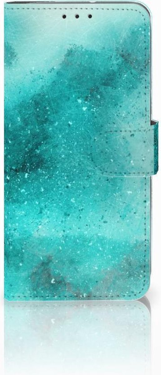 Hoesje Motorola Moto G7 Power Painting Blue