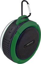 Bluetooth Speaker Waterproof Mini voor Douche, Ingebouwde Mic, Hands-free Bellen Auto – Groen Zwart