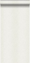 Origin behang slangenprint wit - 347338 - 53 x 1005 cm