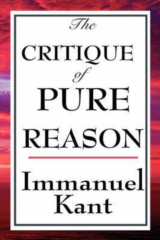 The Critique of Pure Reason - cover